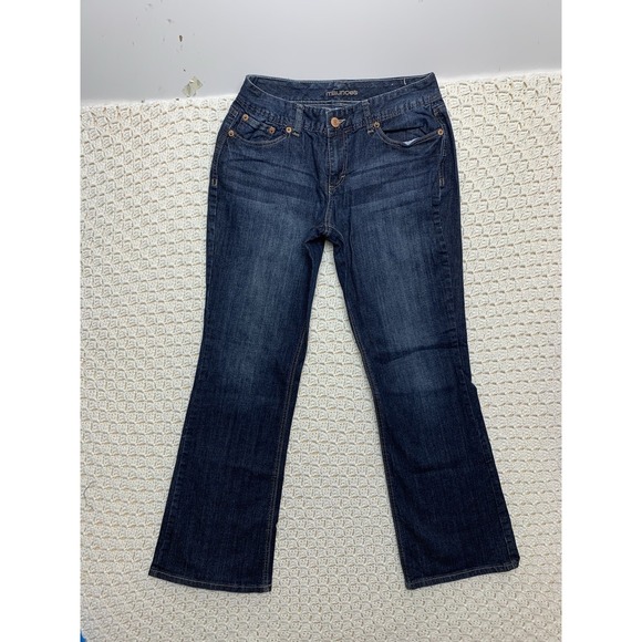 Maurices Jeans Women 9/10 Reg Bootcut Blue Denim Cotton Blend 5-pocket‎ RN51783 - Picture 3 of 10